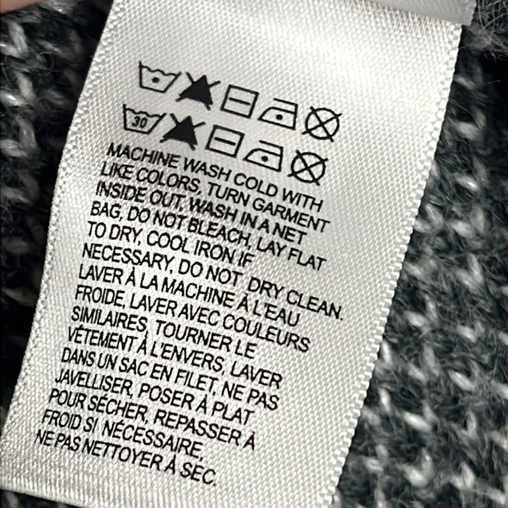 Lucky Brand Gray Camouflage wool blend crewneck Sweater, size XL - Picture 12 of 14